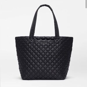 MZ WALLACE Quilted Black Tote medium